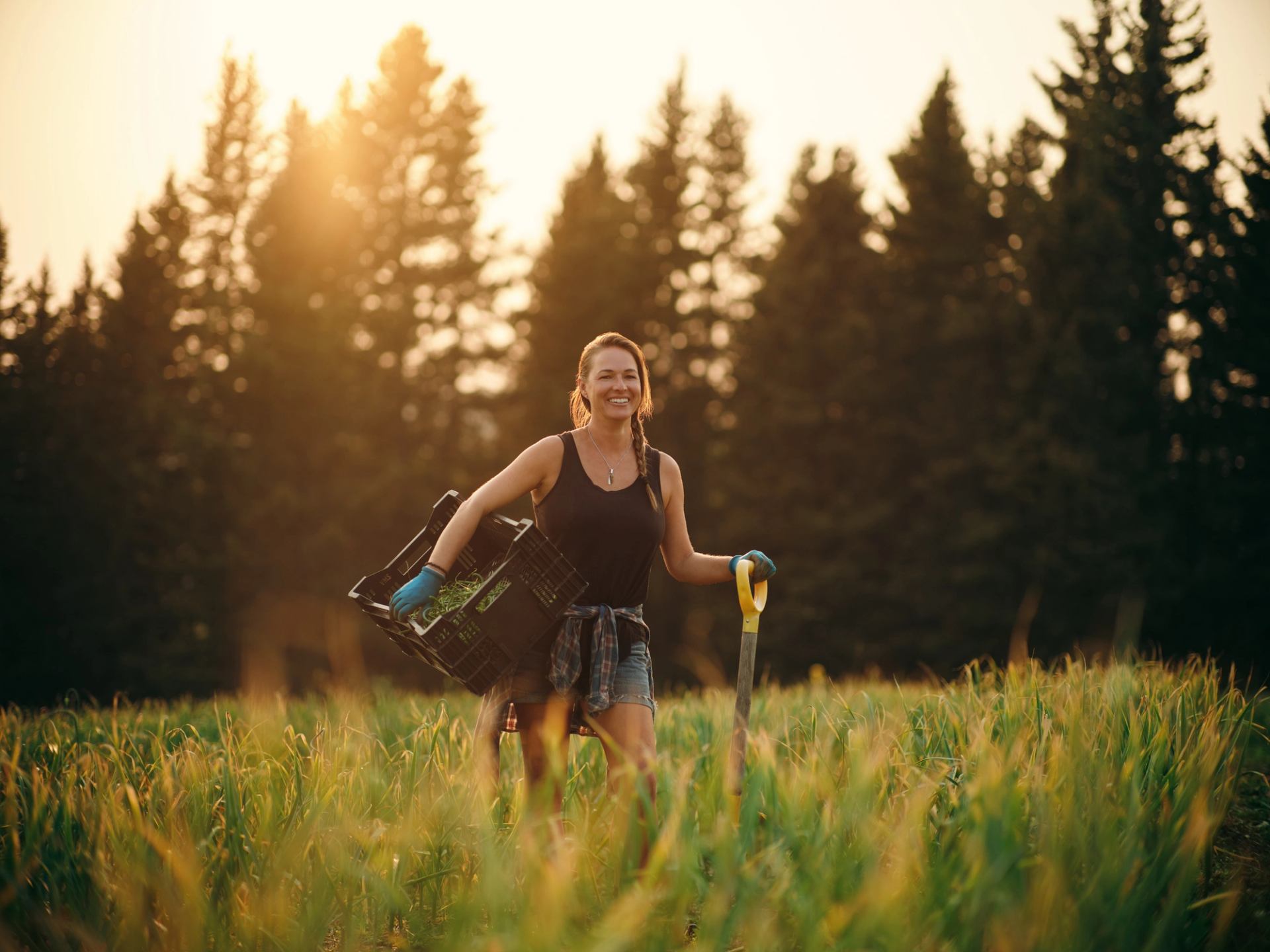 Cheryl Greiginger, owner and operator of Forage and Farm in Millarville, Alberta