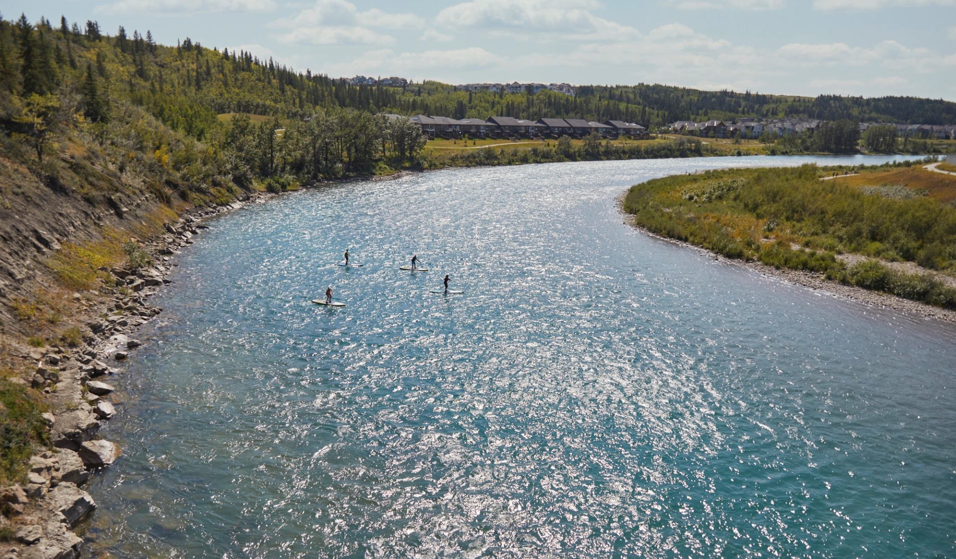 Kelsey's Caravan stand up paddle board river trips