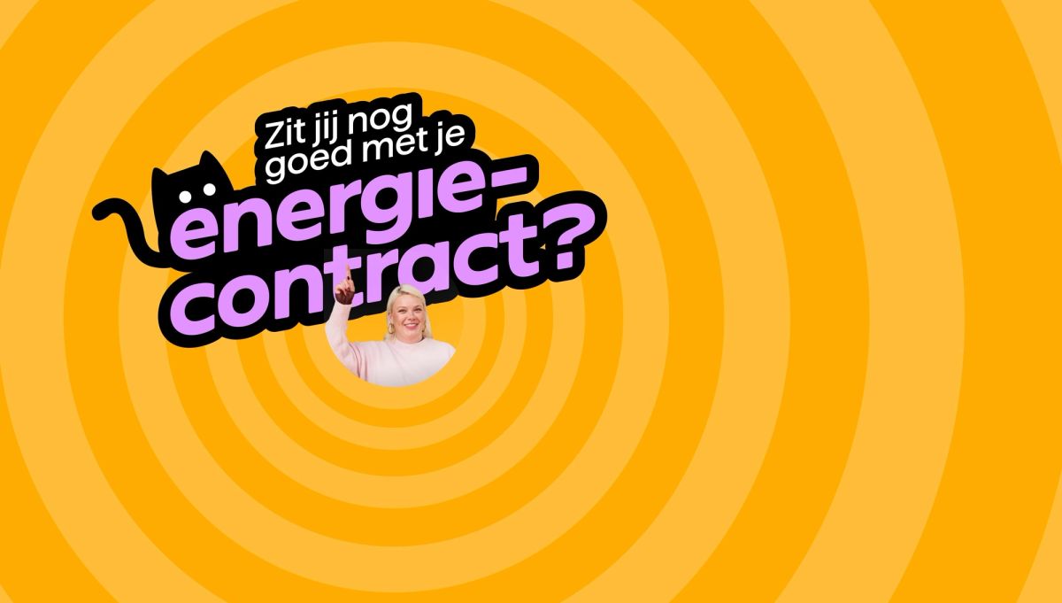 Hero-afbeelding met de tekst ‘Zit jij nog goed met je energiecontract?’ van energieleverancier Energiek