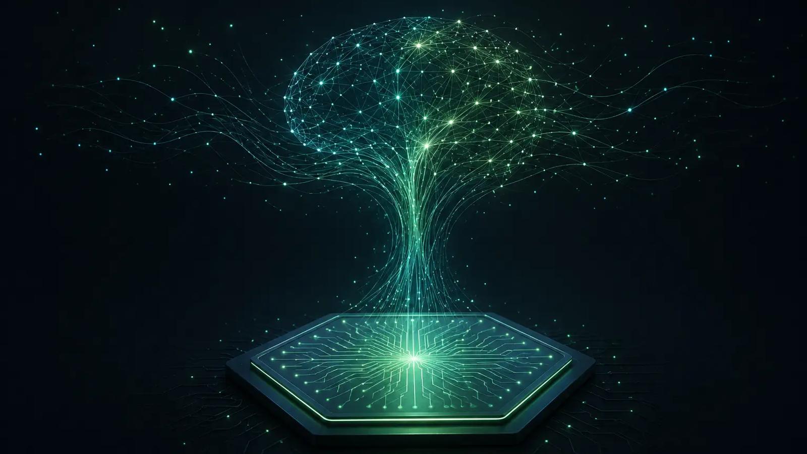 AI agents integrated into company operations through connected autonomous workflow nodes