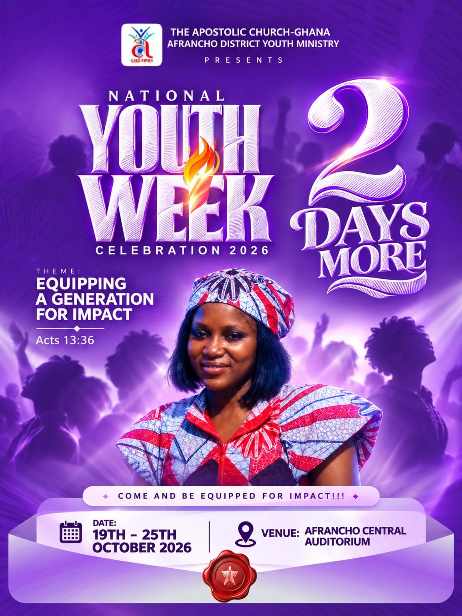 National Youth Week Celebration 2026: 2 Days More