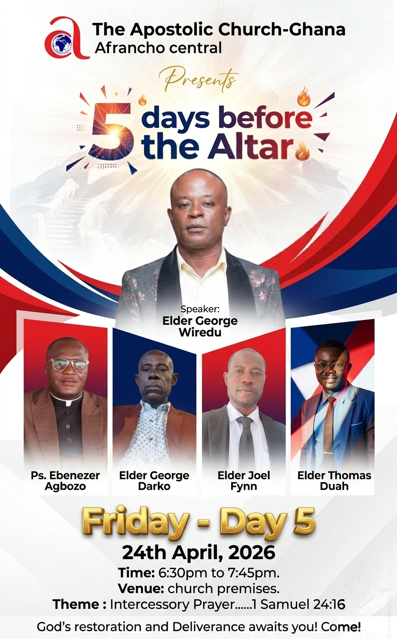 5 Days Before the Altar - Day 5