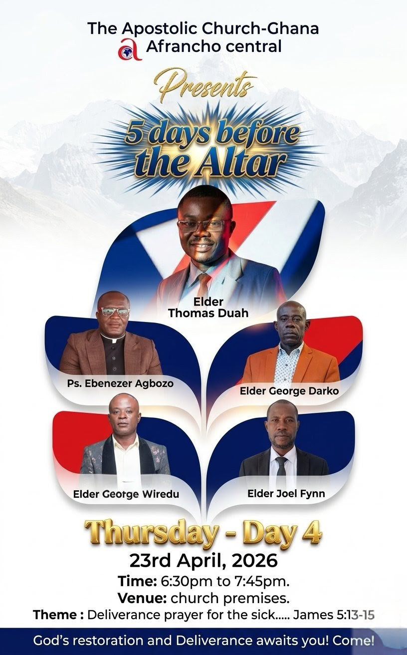 5 Days Before the Altar - Day 4