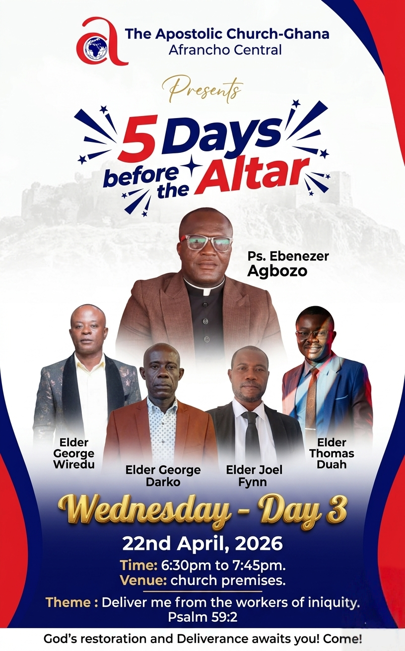 5 Days Before the Altar - Day 3