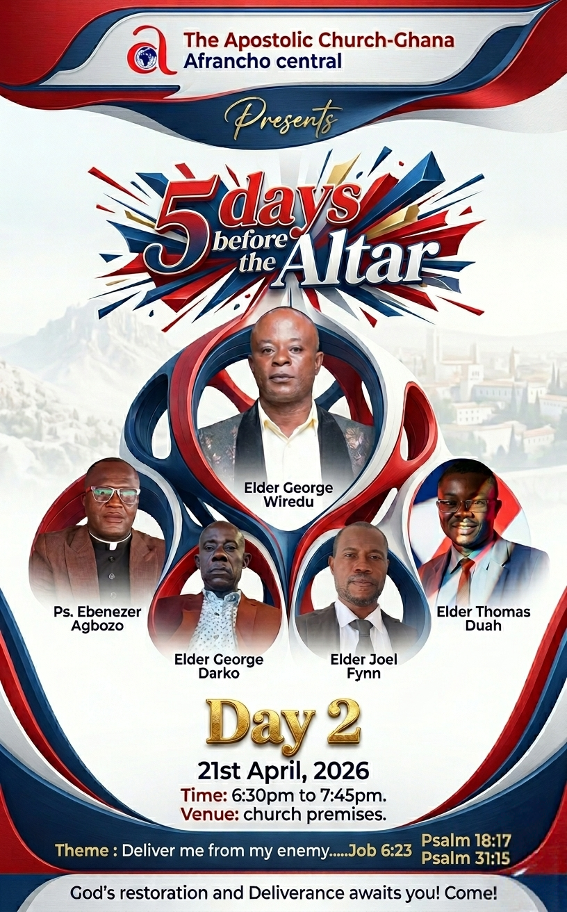 5 Days Before the Altar - Day 2