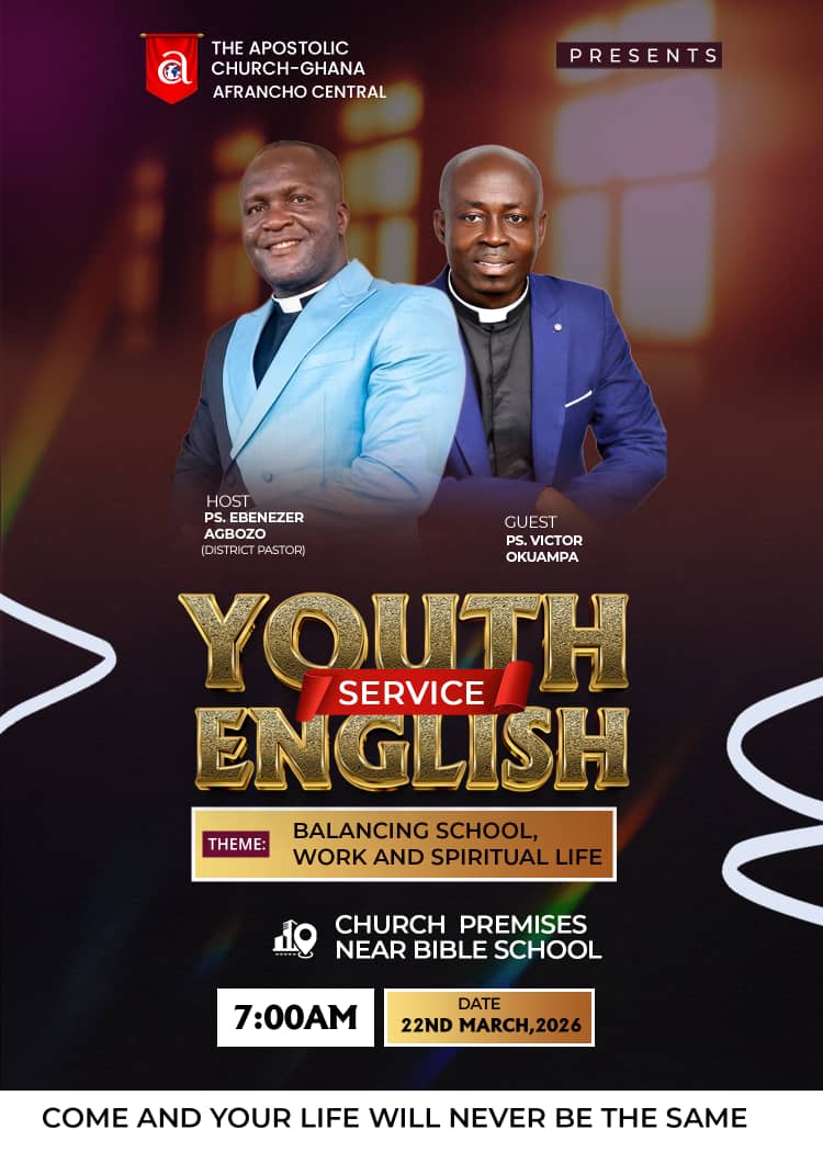 Programme for Morning First Service