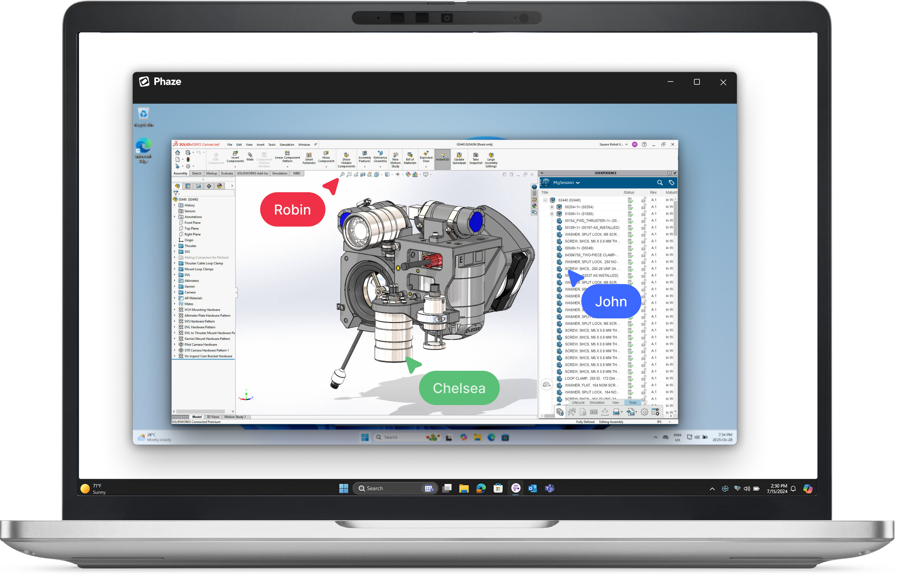 High performance collaborative remote desktop
