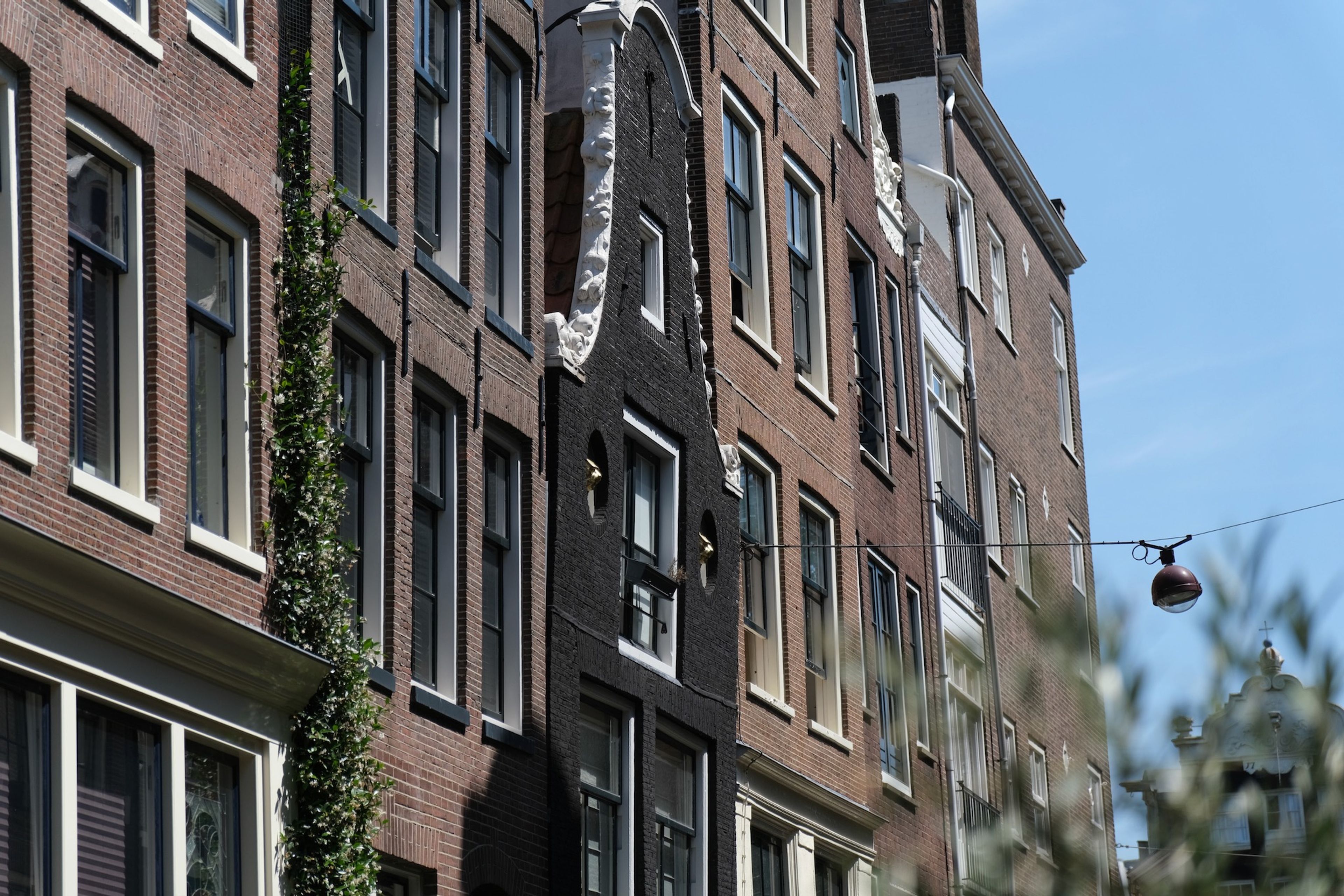 Amsterdam Leaning Building