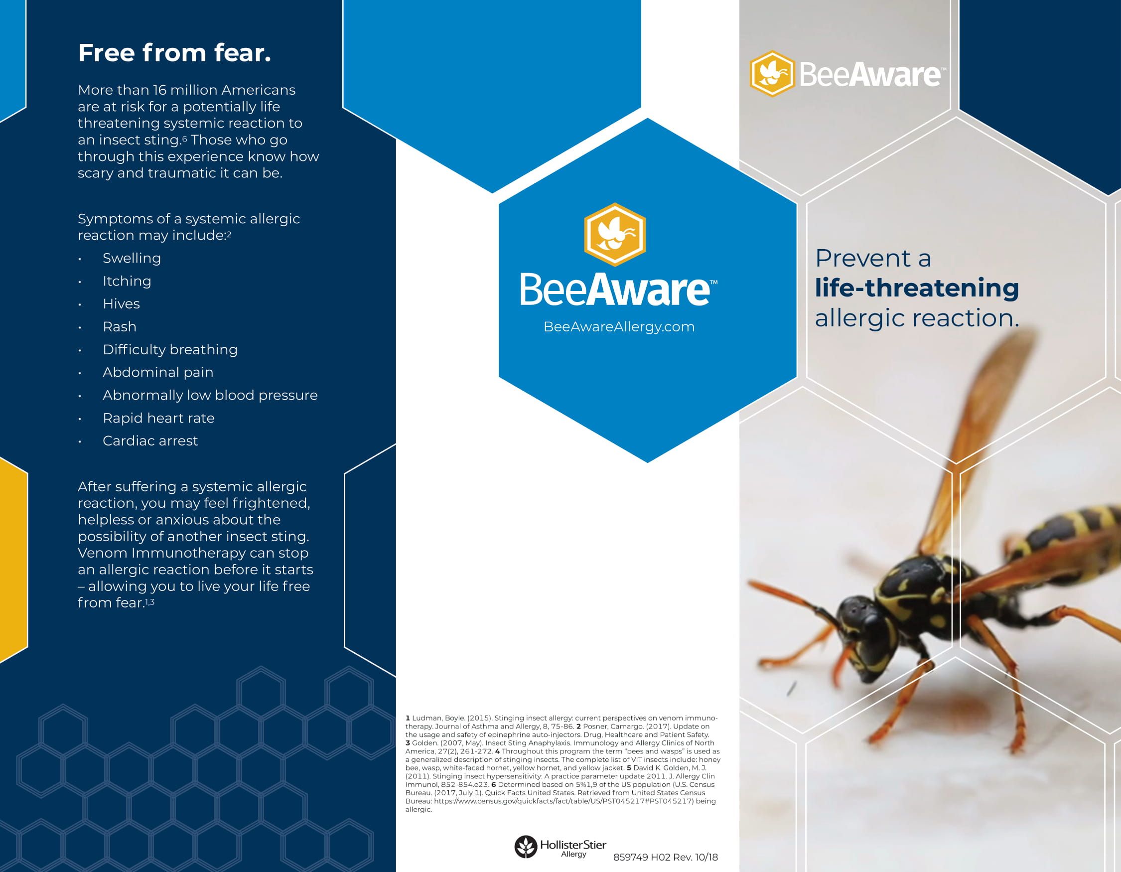 Bee Brochure Page 1