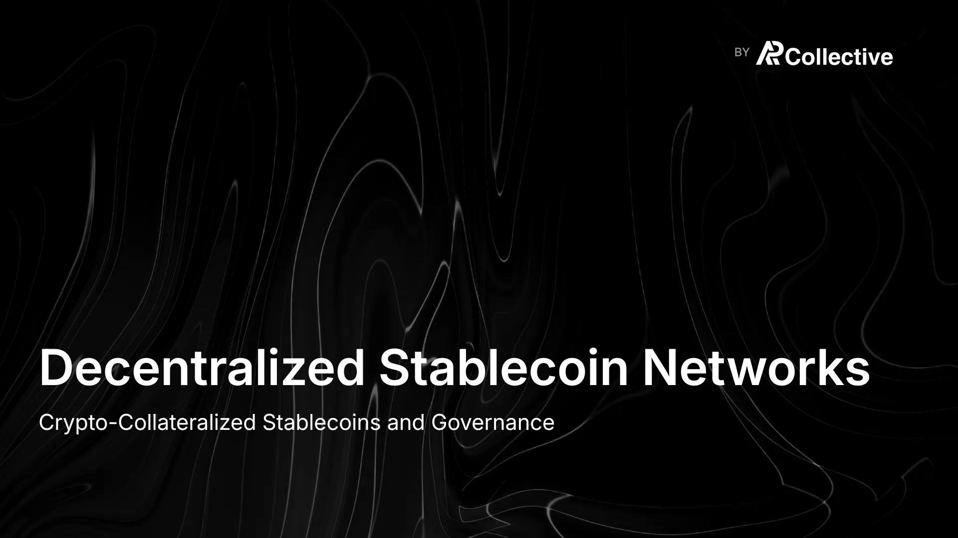Decentralized Stablecoin Networks: Crypto-Collateralized Stablecoins and Governance
