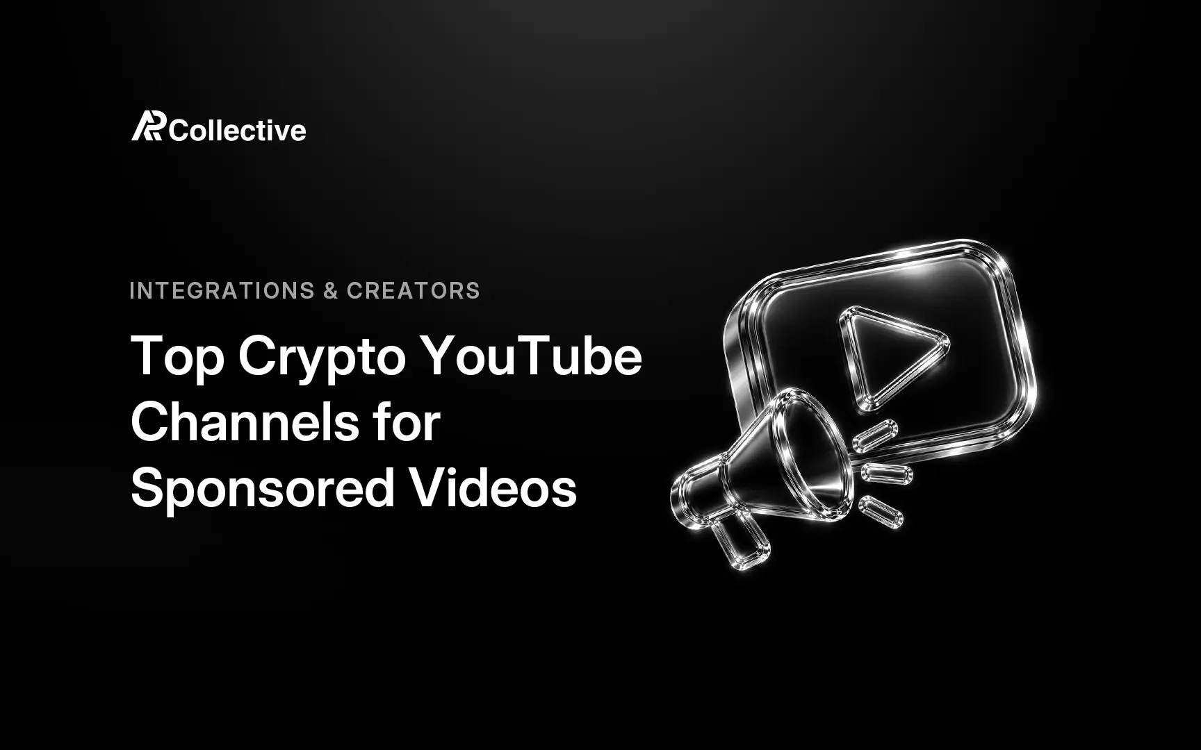 Research on crypto YouTube creators for sponsored videos, comparing reach, engagement and sponsors