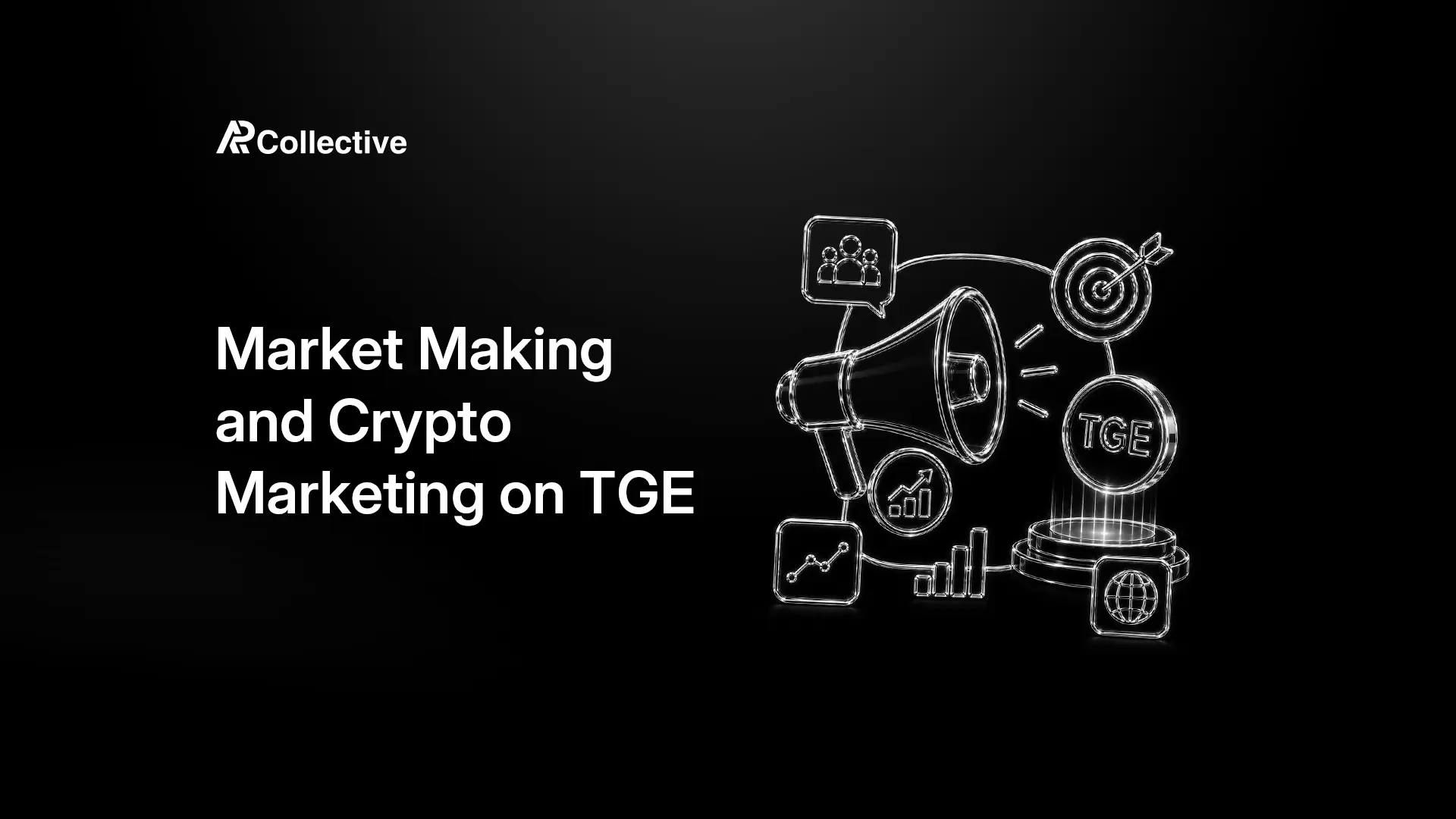 Two-lane TGE launch timeline showing marketing and market making sync points from twelve weeks out to four weeks after launch