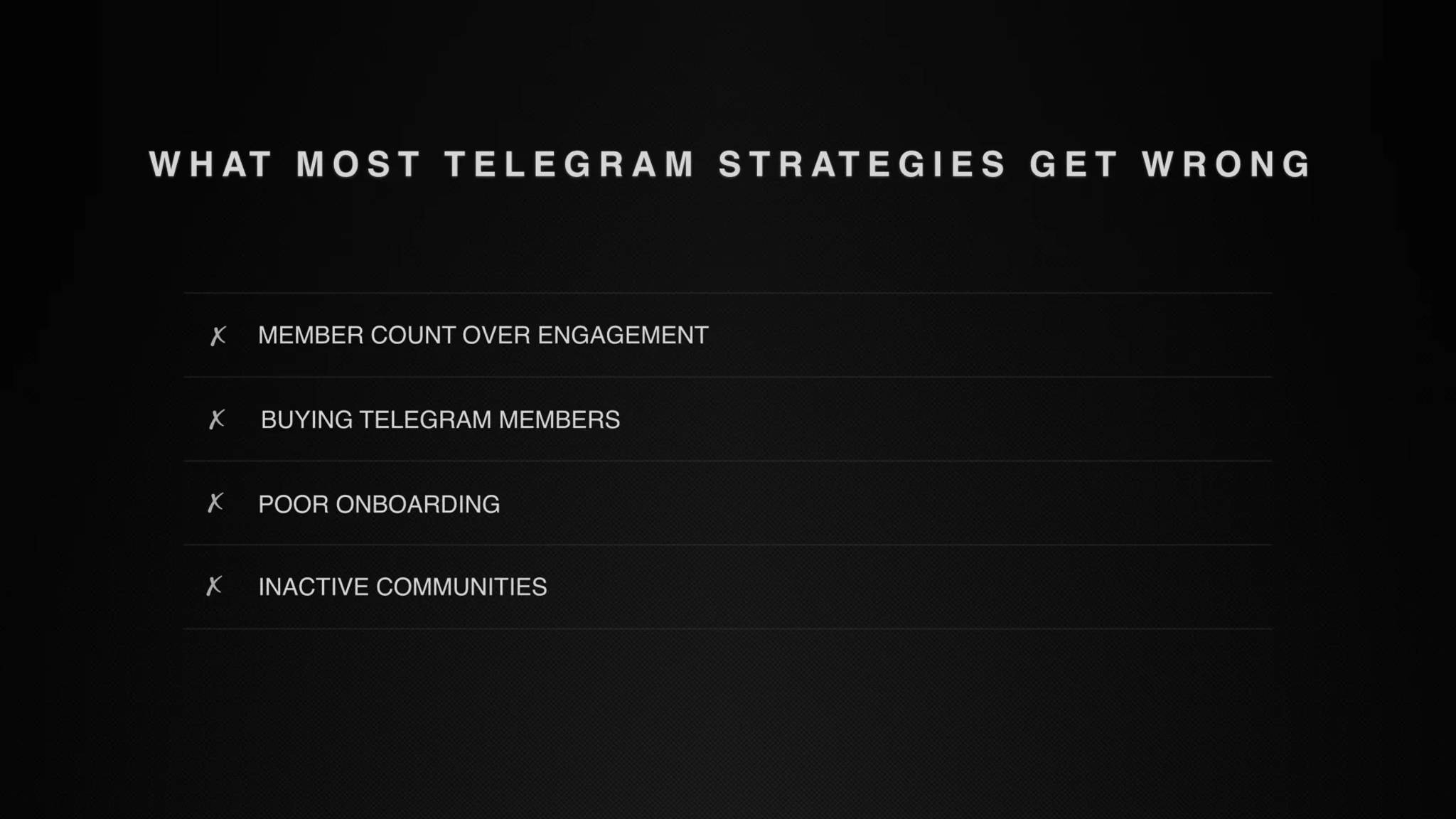 Pointers for What most telegram strategies get wrong