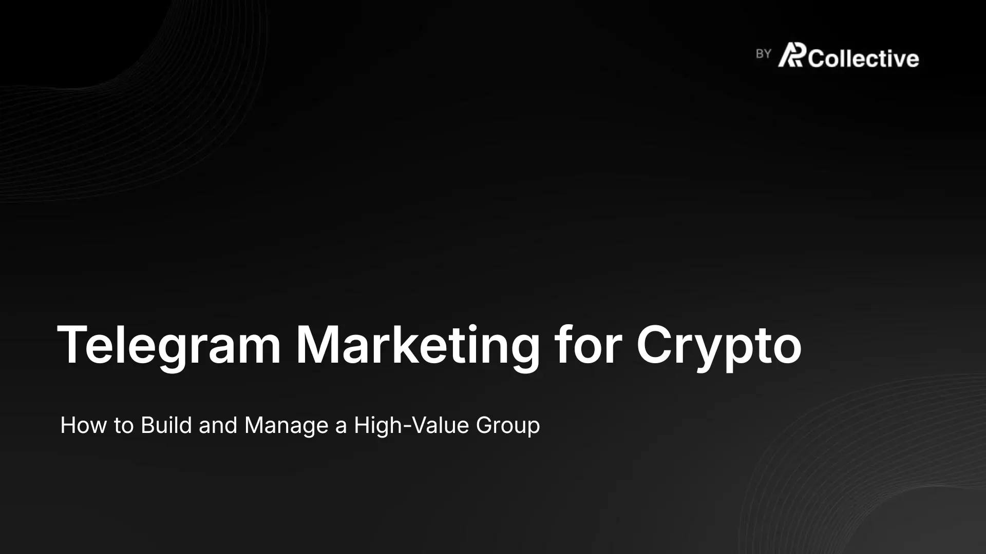 Cover image for Telegram Marketing for Crypto