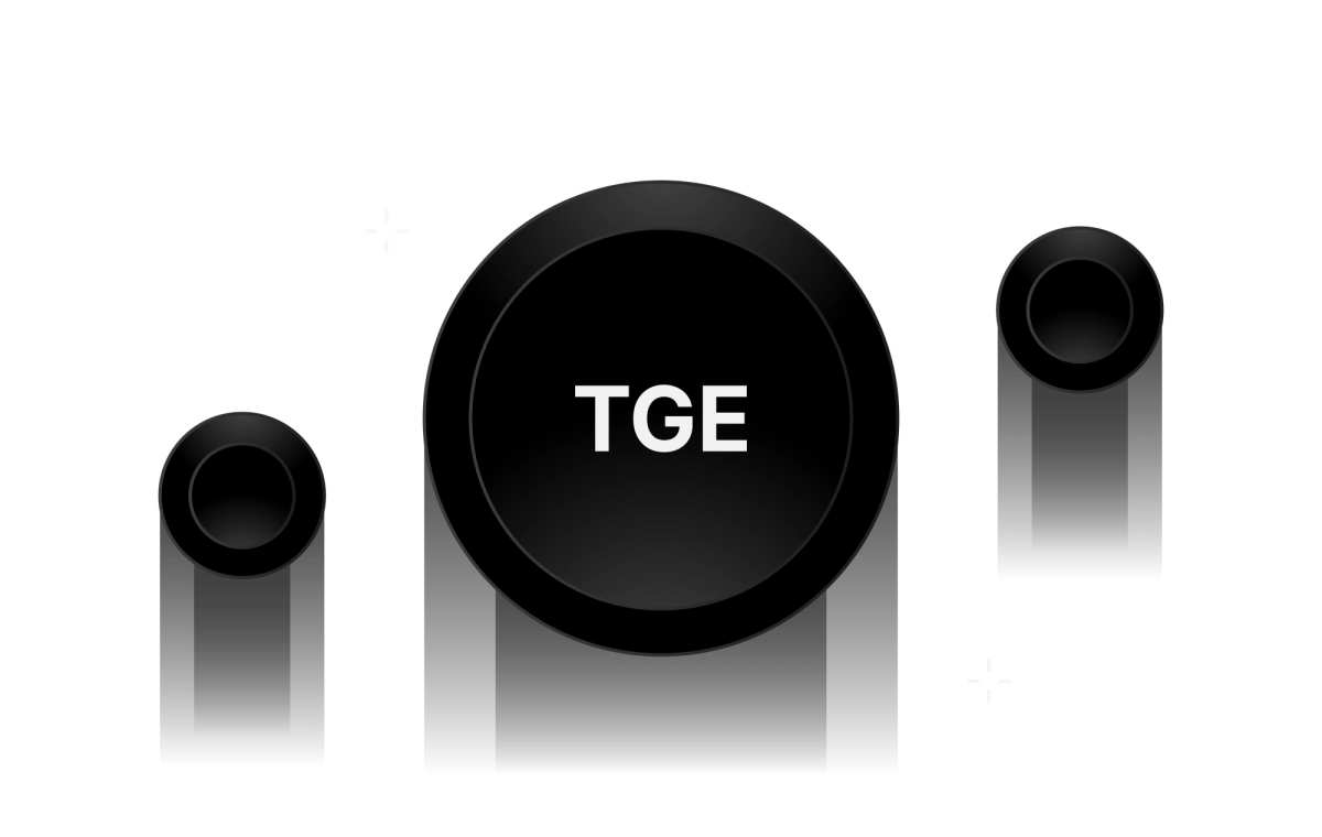 TGE token launch growth and ecosystem expansion illustration