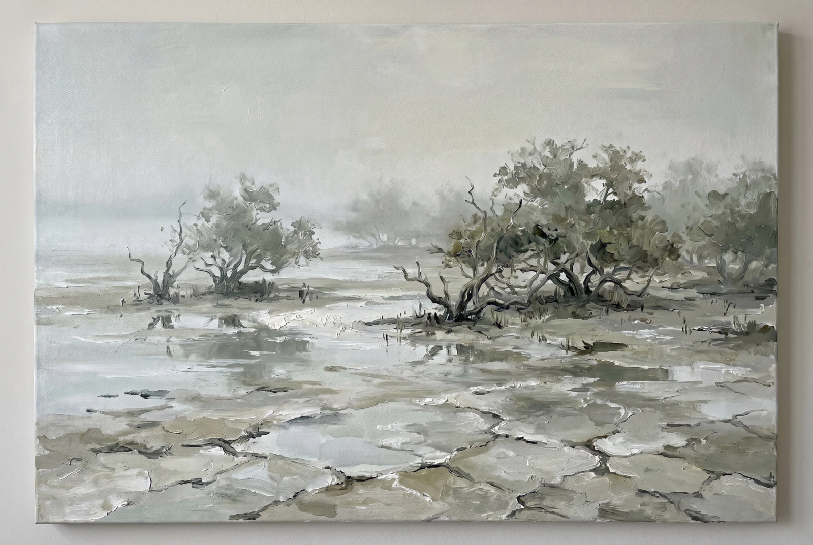 Sabkha, low tide — Fatima Al-Zaabi