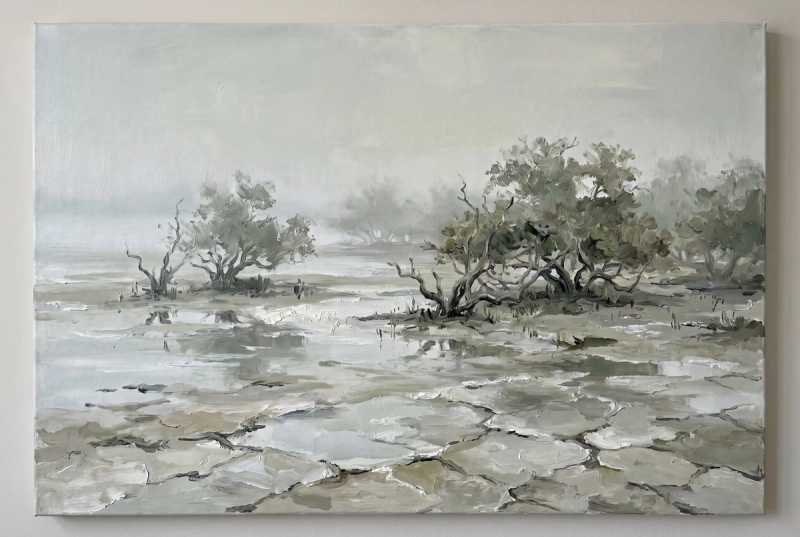 Sabkha, low tide — Fatima Al-Zaabi