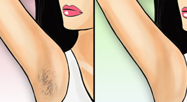 How to remove armpit hair