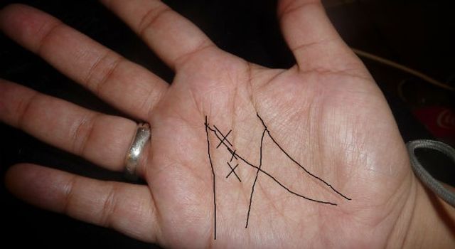 If you have a line like the letter "M" on your palm, you are a special person