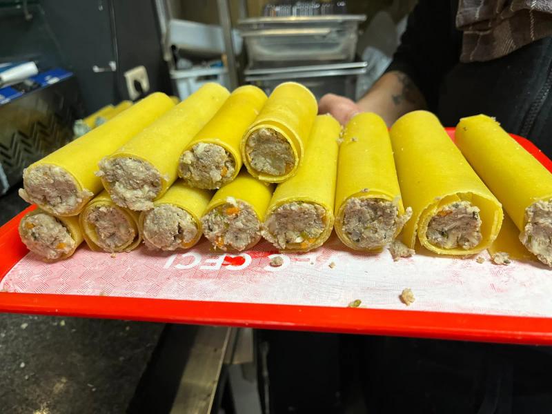 Cannelloni farcis à la viande