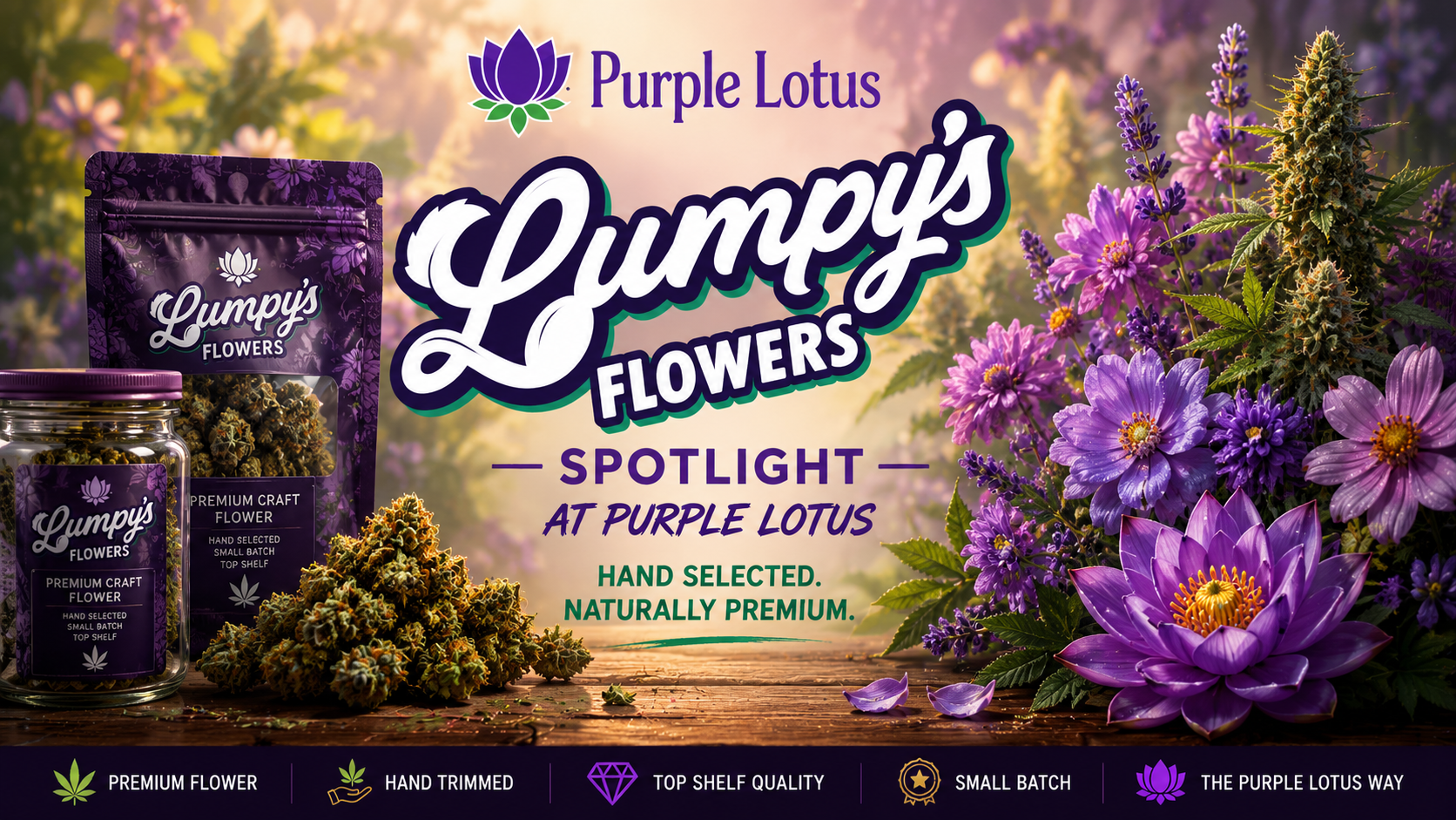 Lumpy's Flowers at Purple Lotus