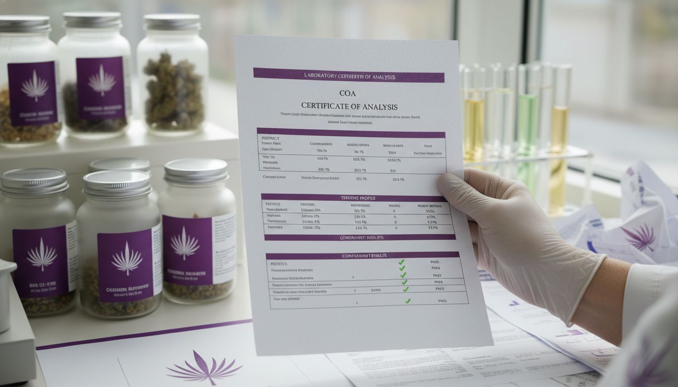cannabis testing certificate of analysis