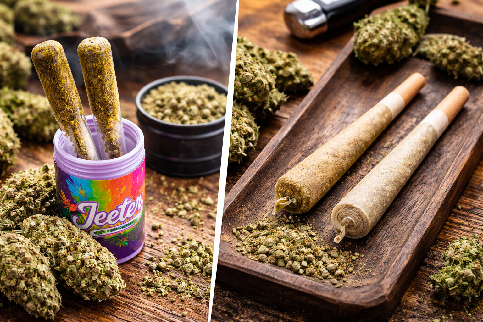 Jeeter Pre-Rolls vs Traditional Pre-Rolls: What’s Worth It?
