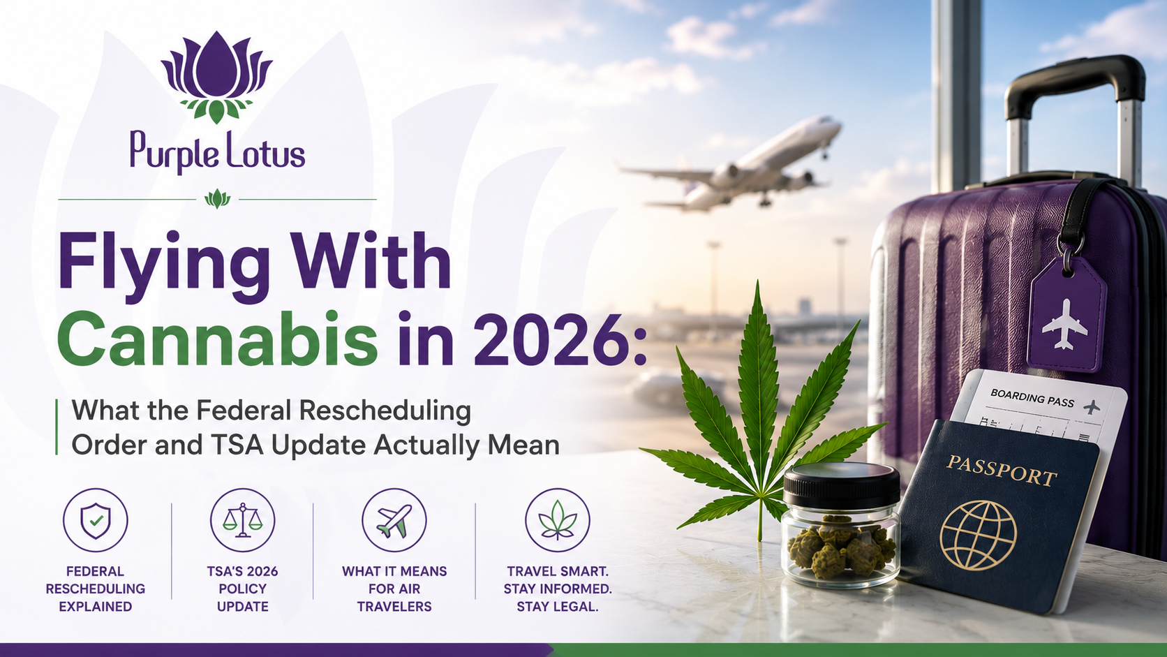 Can You Fly With Cannabis in 2026? What the New Federal Order and TSA Update Actually Mea