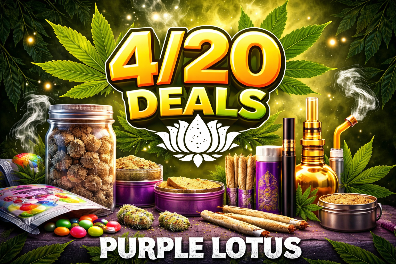 The Ultimate 4/20 Deals at Purple Lotus