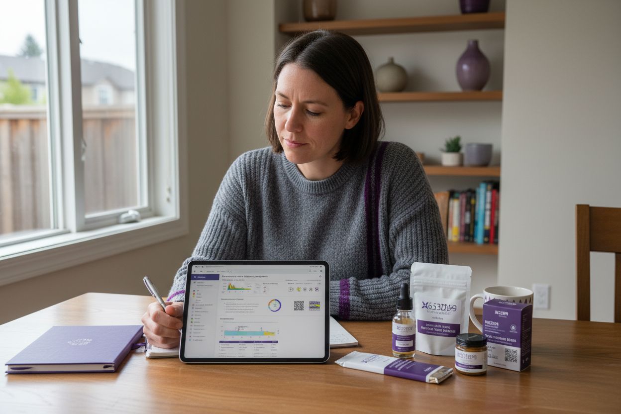 customer at home cannabis delivery