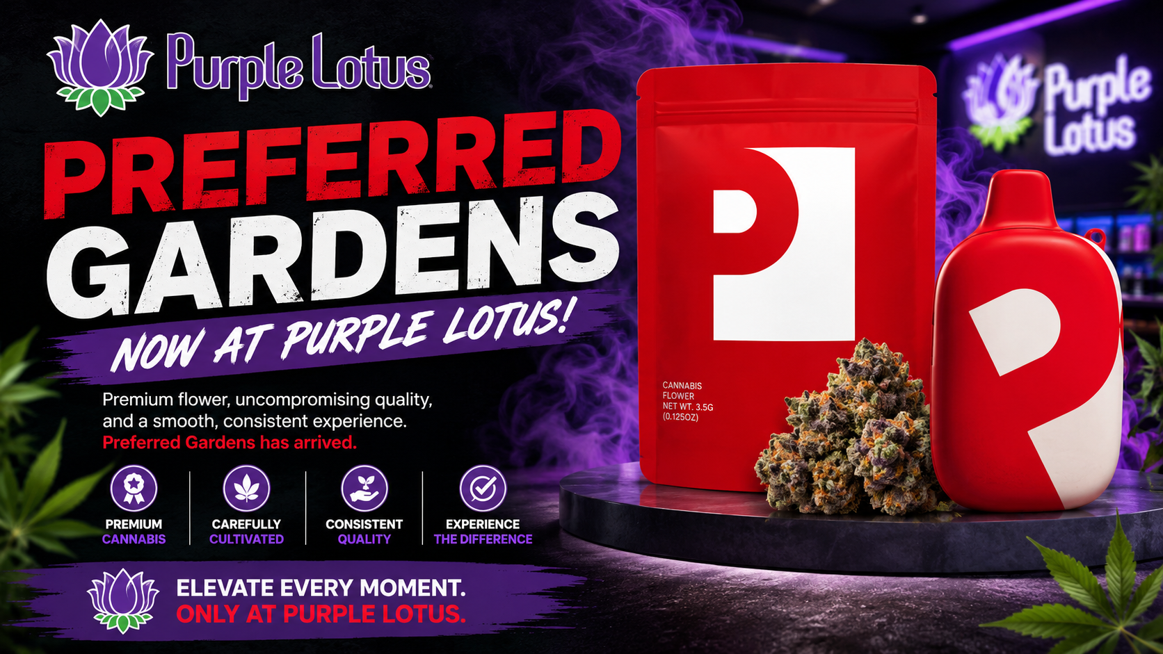 Prefered Gardens Now at Purple Lotus!