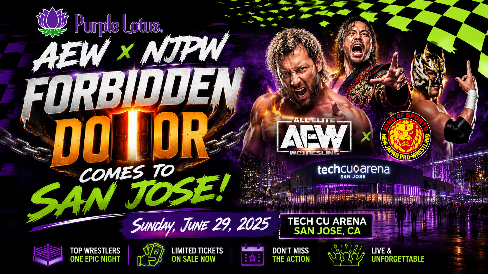 AEW x NJPW Forbidden Door Comes to San Jose