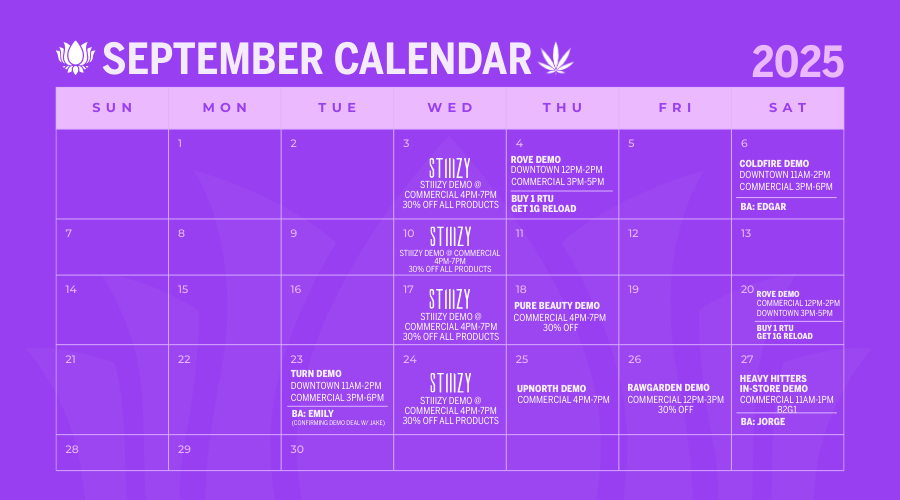 september event calendar