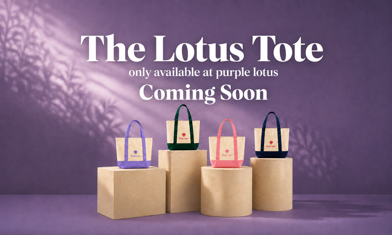 Lotus Tote Only at Purple Lotus