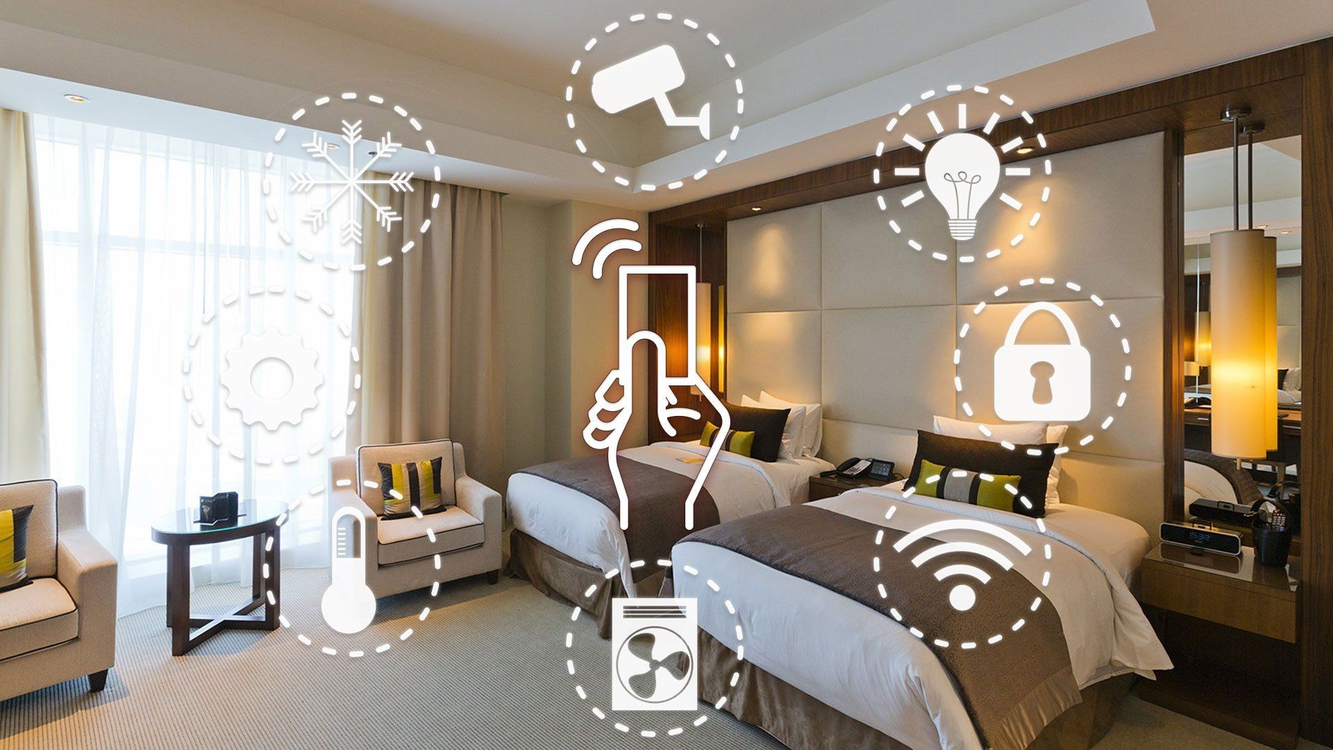 Architecture and interface for a multilingual AI guest assistant.