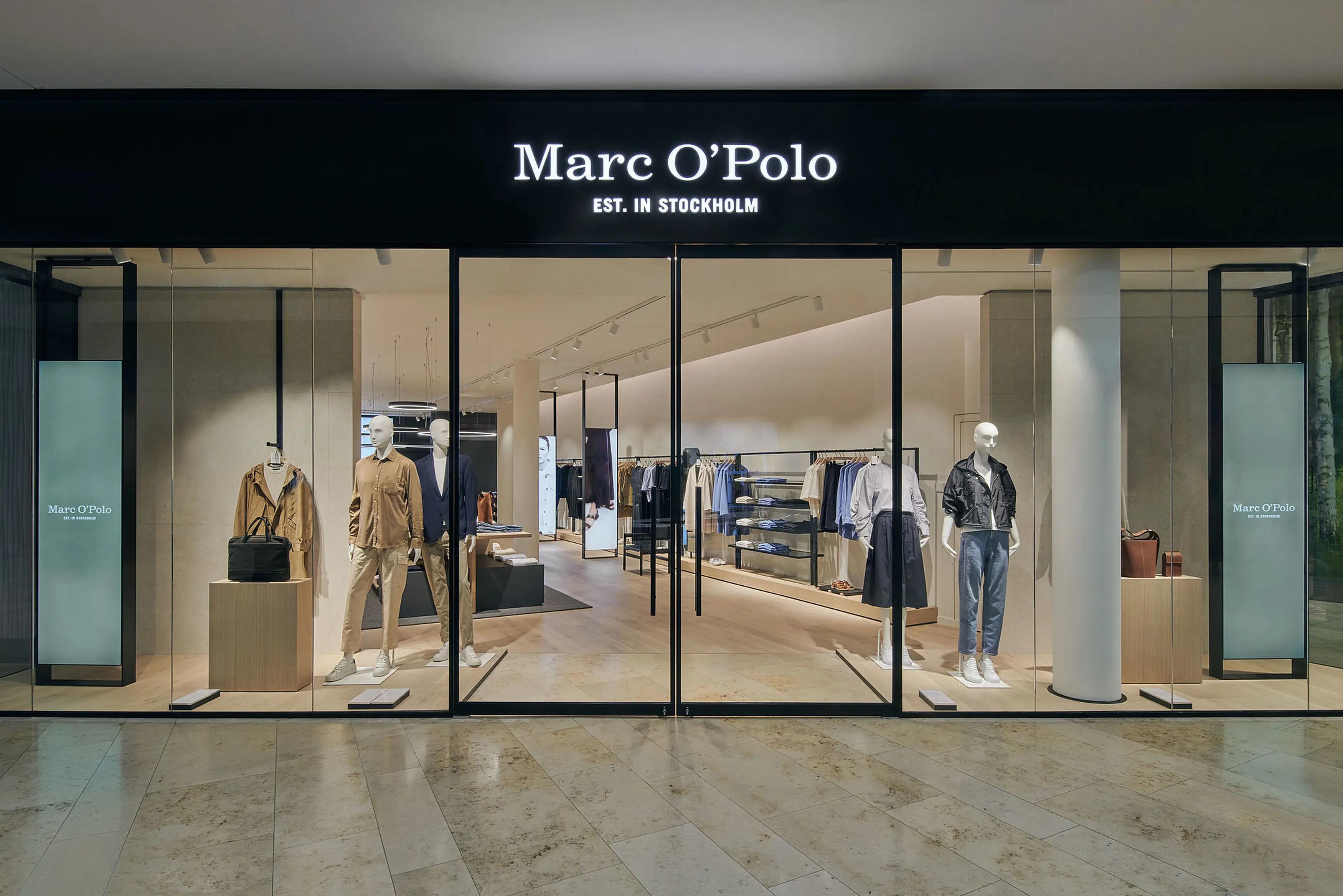 Marc O'Polo headless commerce storefront and content-management experience.