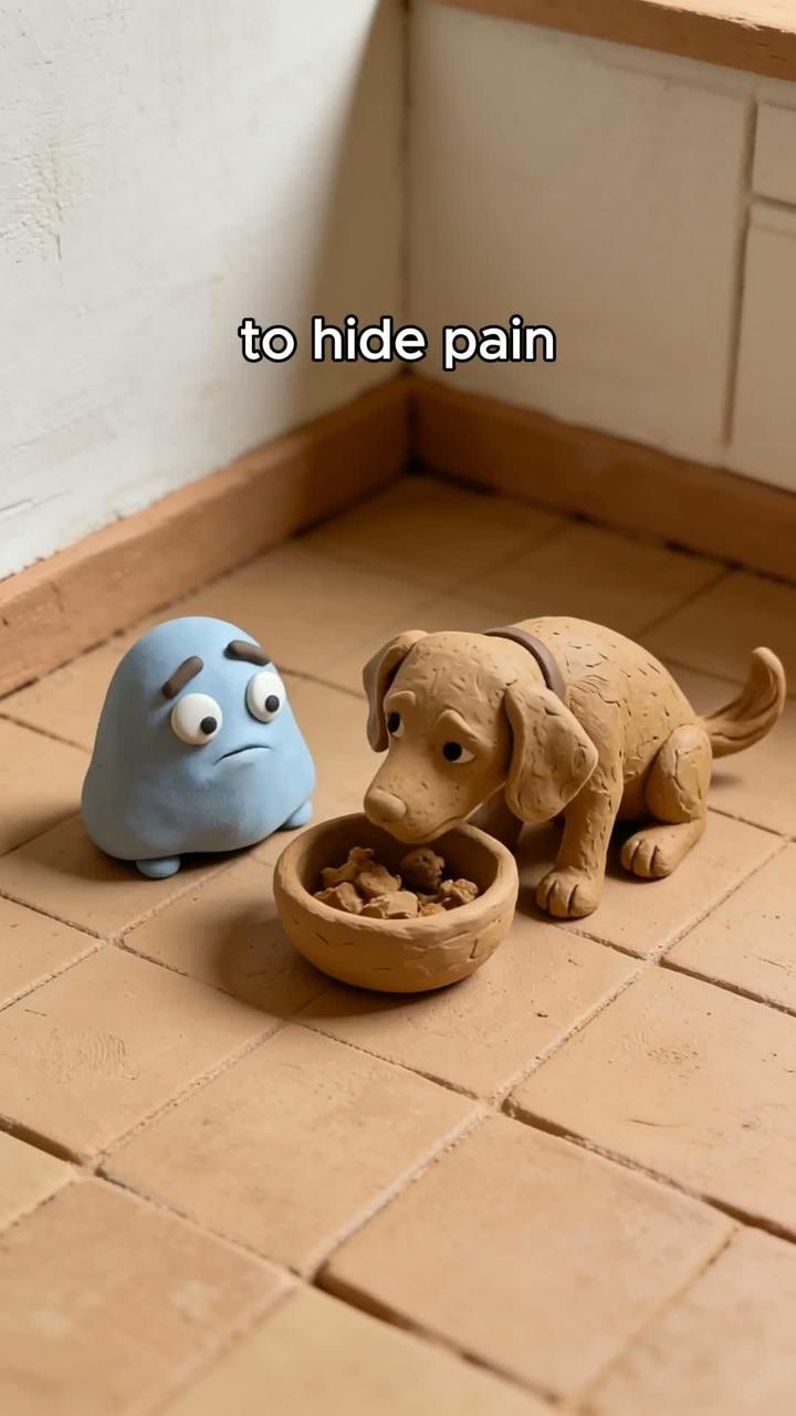 Clay: to hide pain