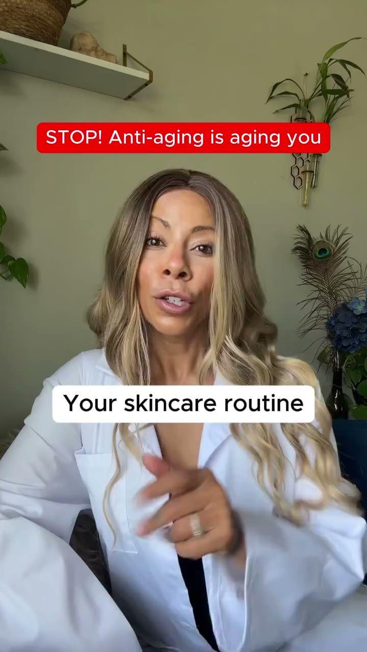 Anti-aging is aging you