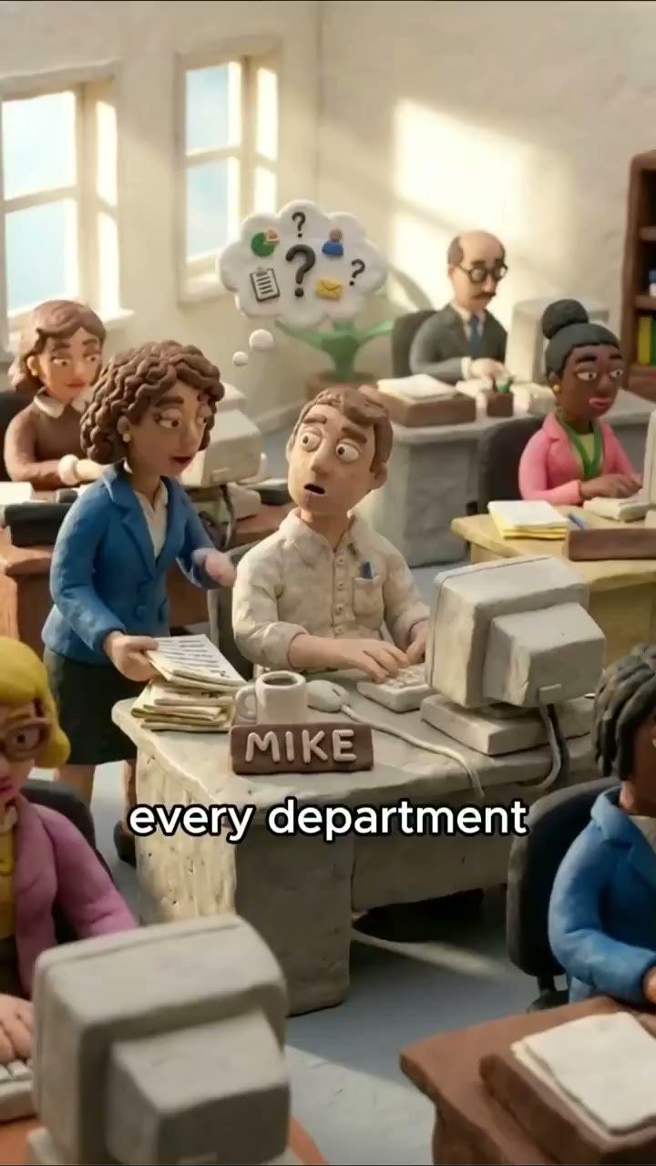 Animated office — Mike