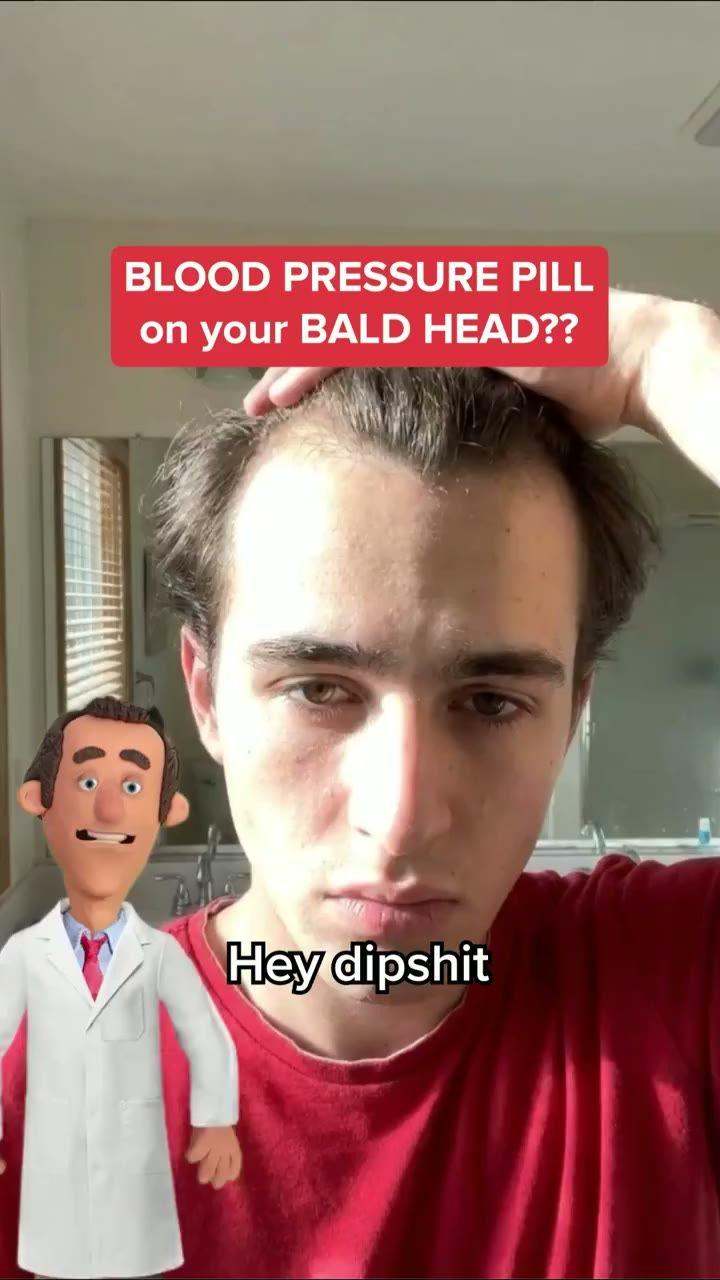 Blood pressure pill / bald