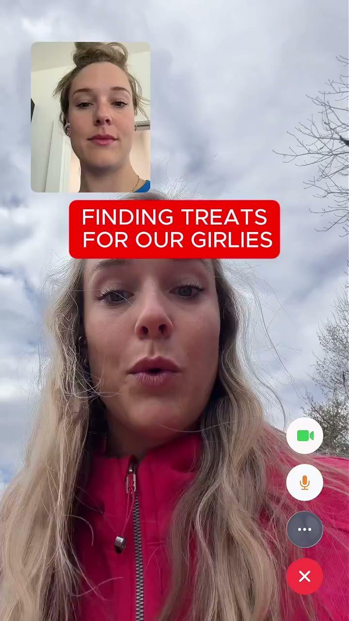 Finding treats (girlies)