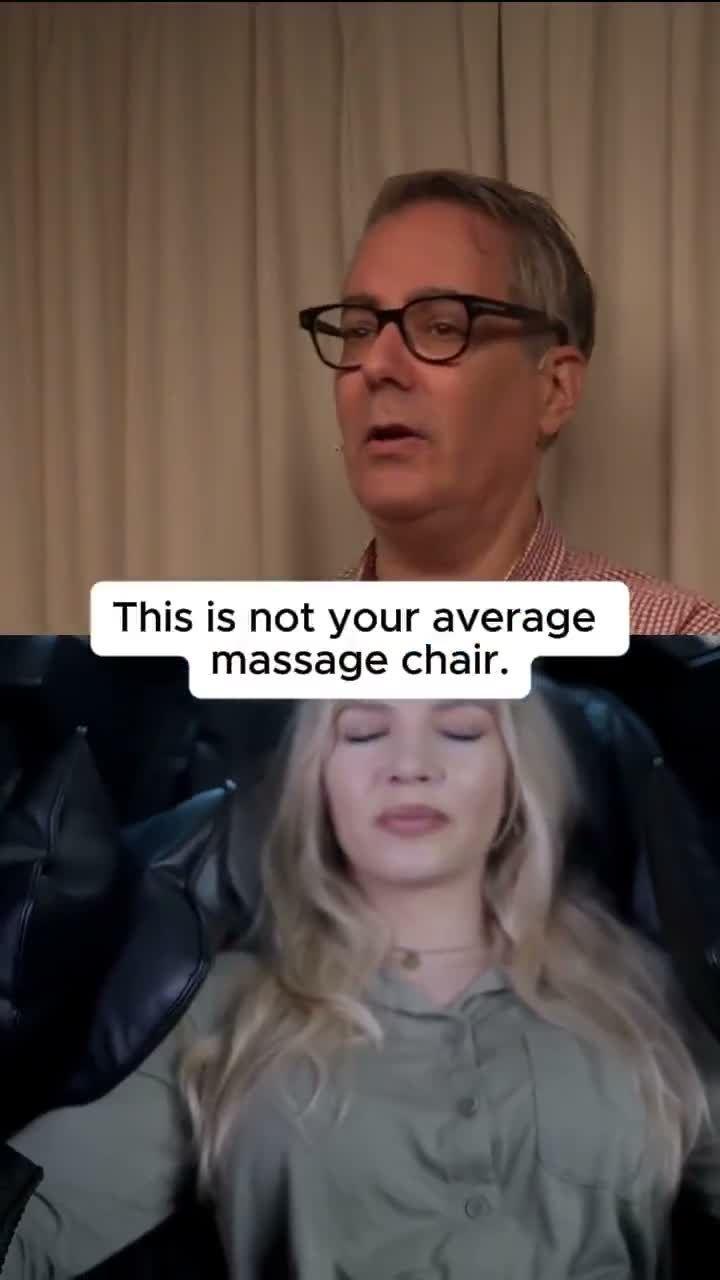 Massage Chair Spokesperson Ad