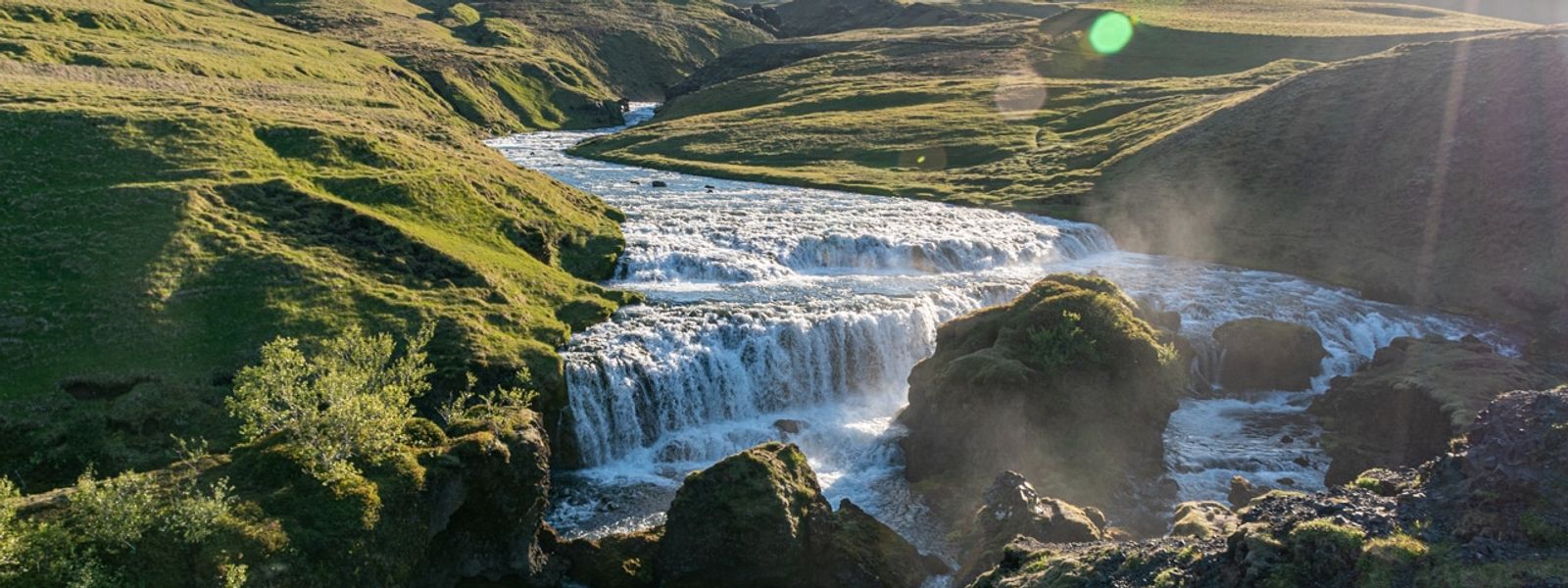 Hestavadsfoss Waterfall