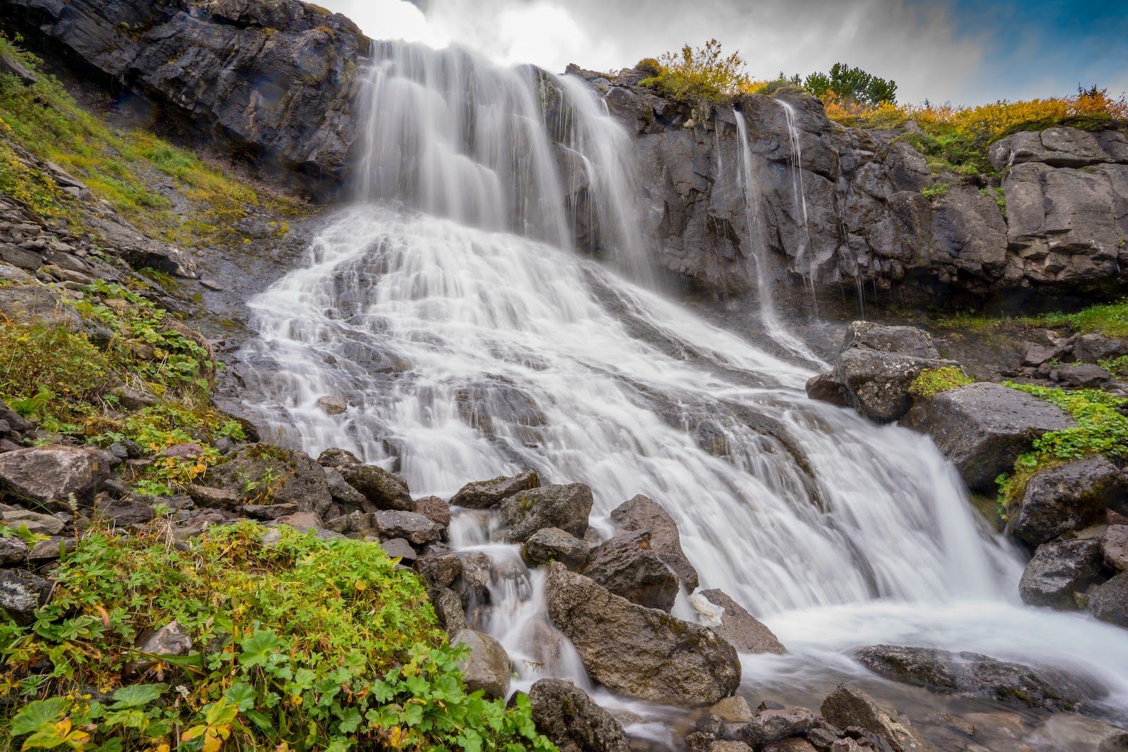 Bunarfoss Waterfall