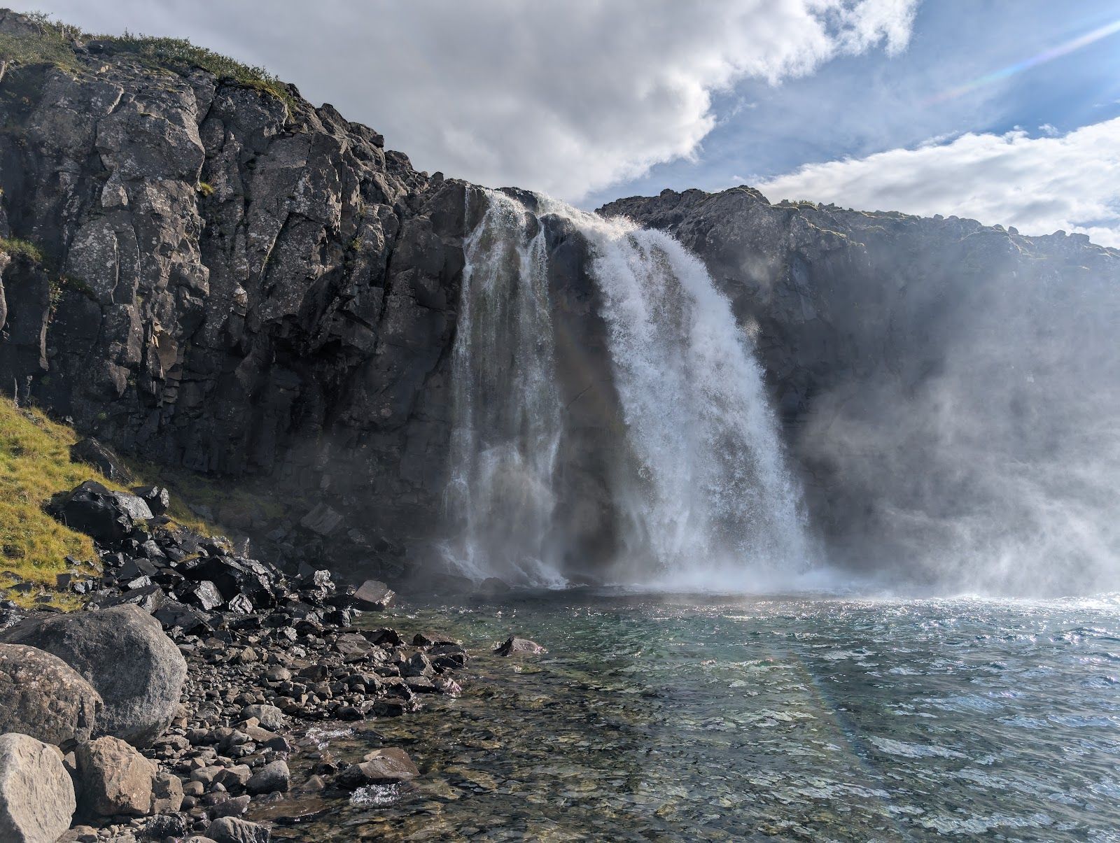 Fossfjordur Waterfall