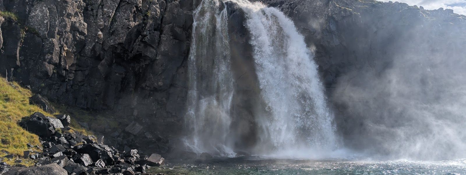 Fossfjordur Waterfall