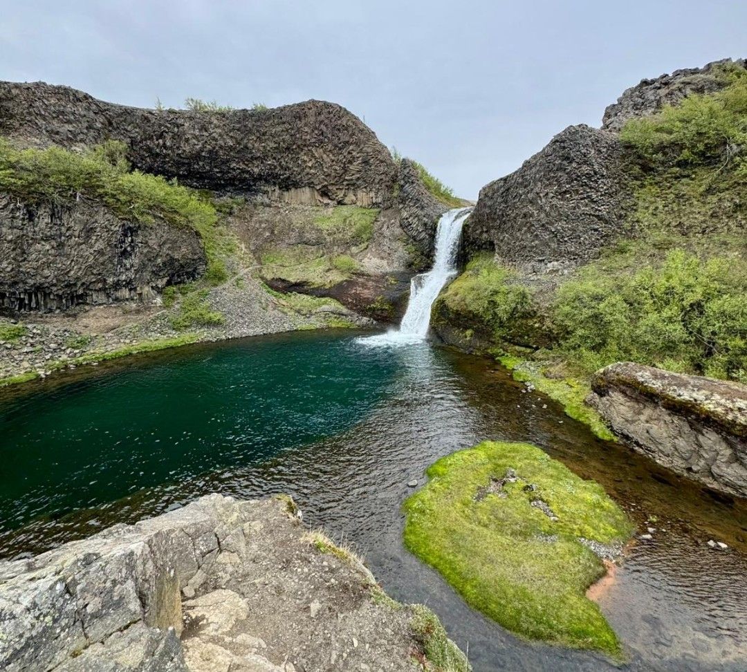 Gjarfoss Waterfall