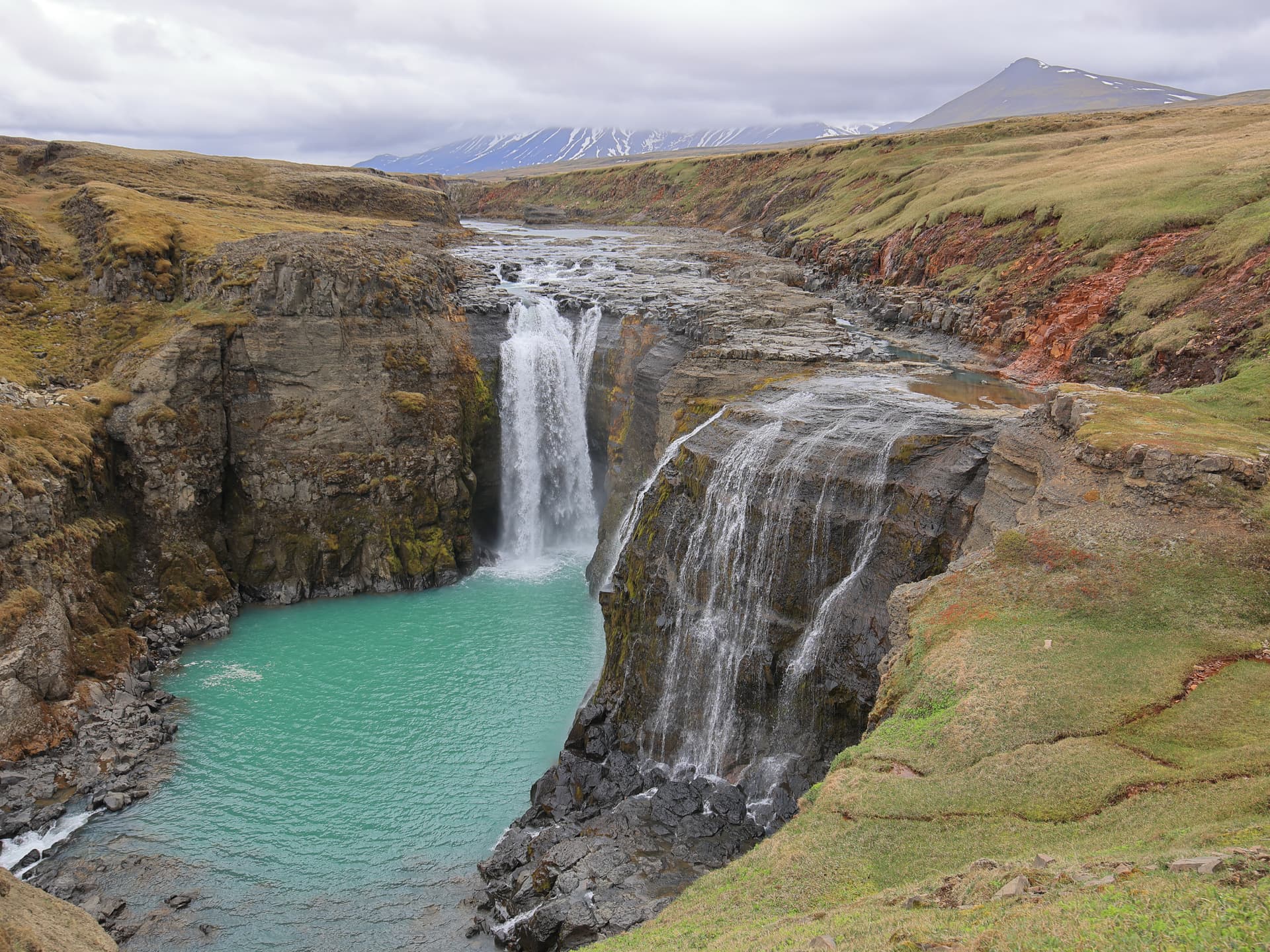 Кольцо водопадов Лаугарфедль