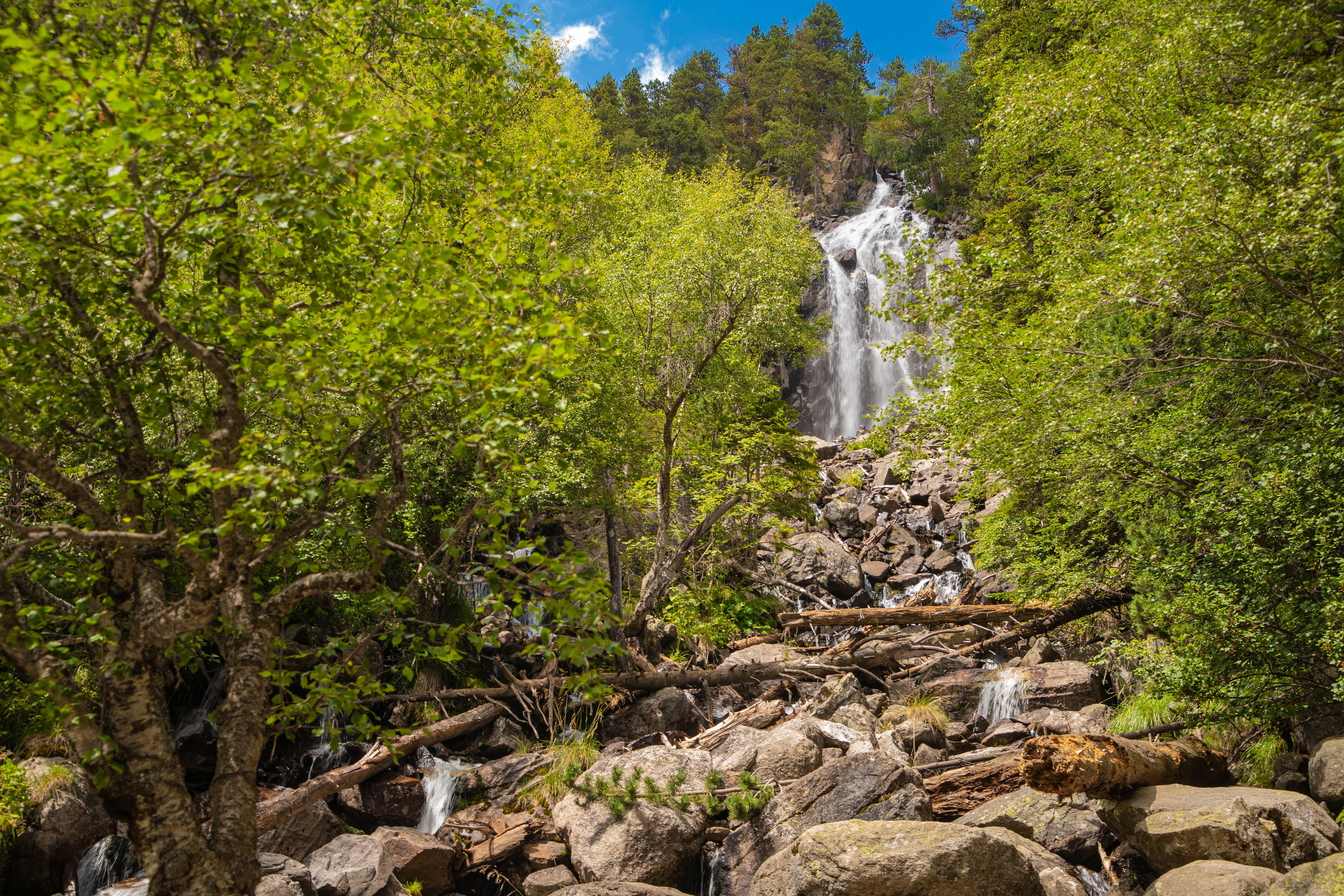 Waterfalls and mountain lakes of the Catalan Pyrenees and Garrotxa