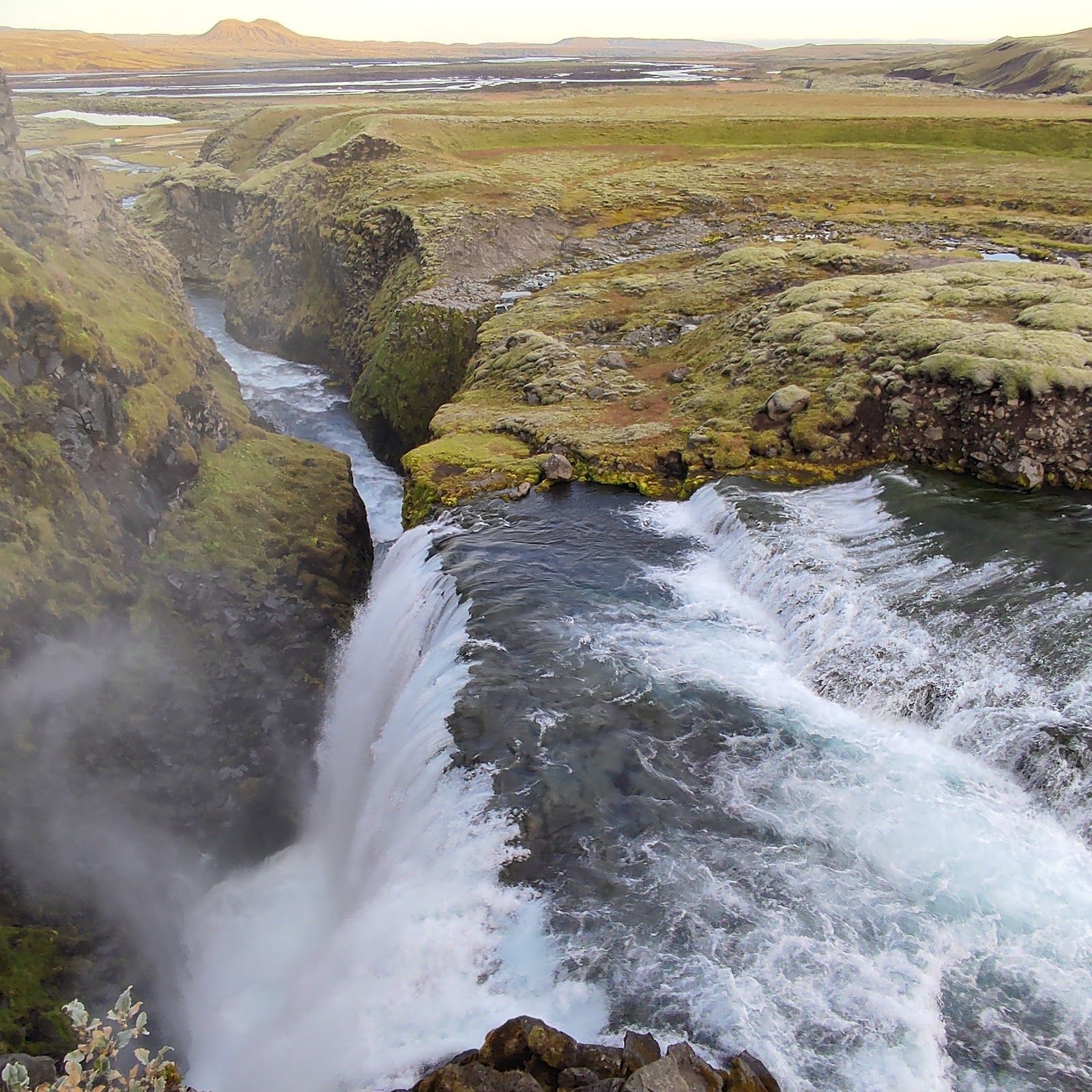 Huldufoss Waterfall